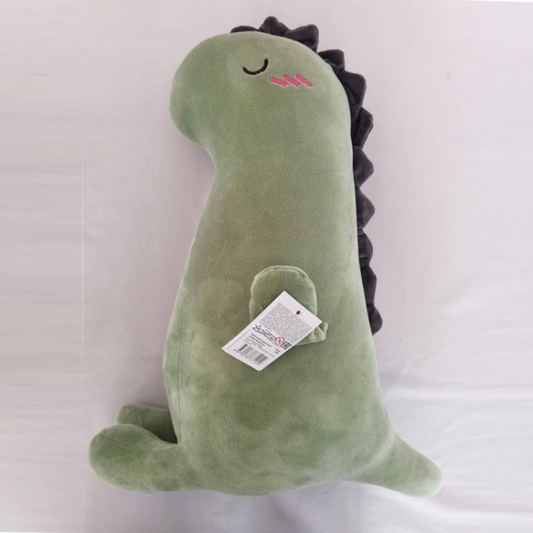 Мягкая игрушка-подушка "Сонный динозавр", Зеленый
