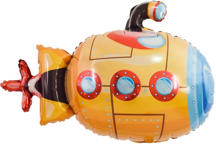 Шар Мини-фигура, Подводная лодка, Оранжевый (в упаковке)