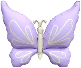 Шар Фигура Нежная бабочка, Сиреневый, Сатин