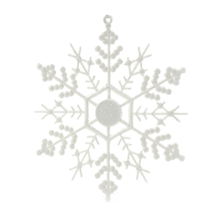Елочные украшения "Снежинки" Белые